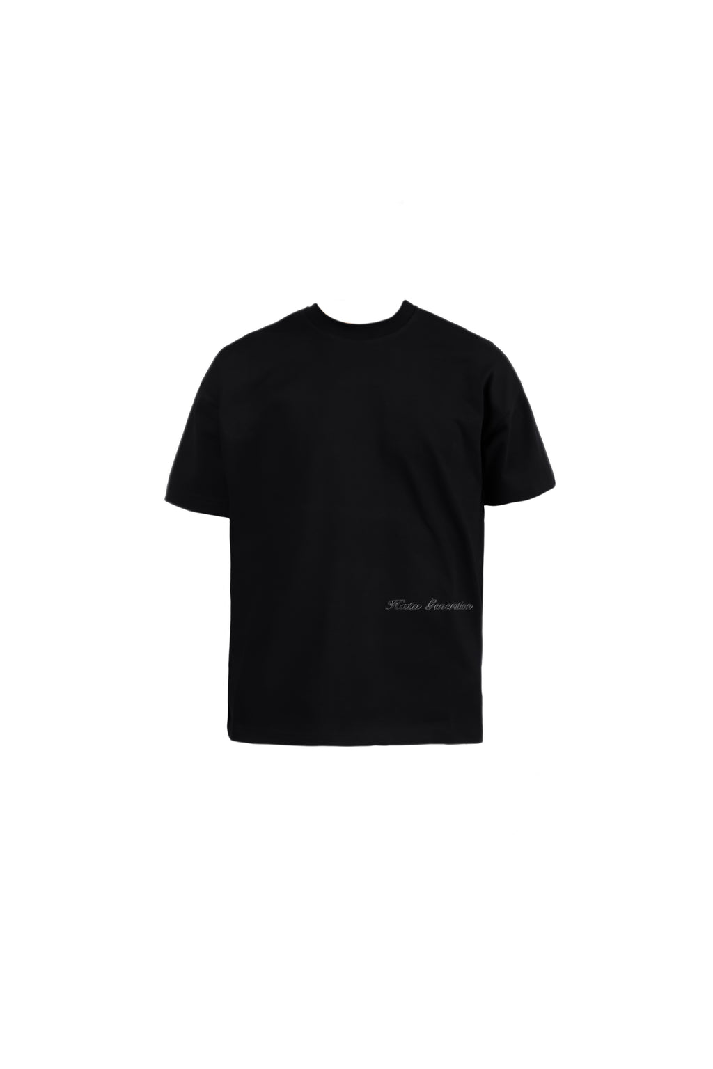 Tee with rubberized print