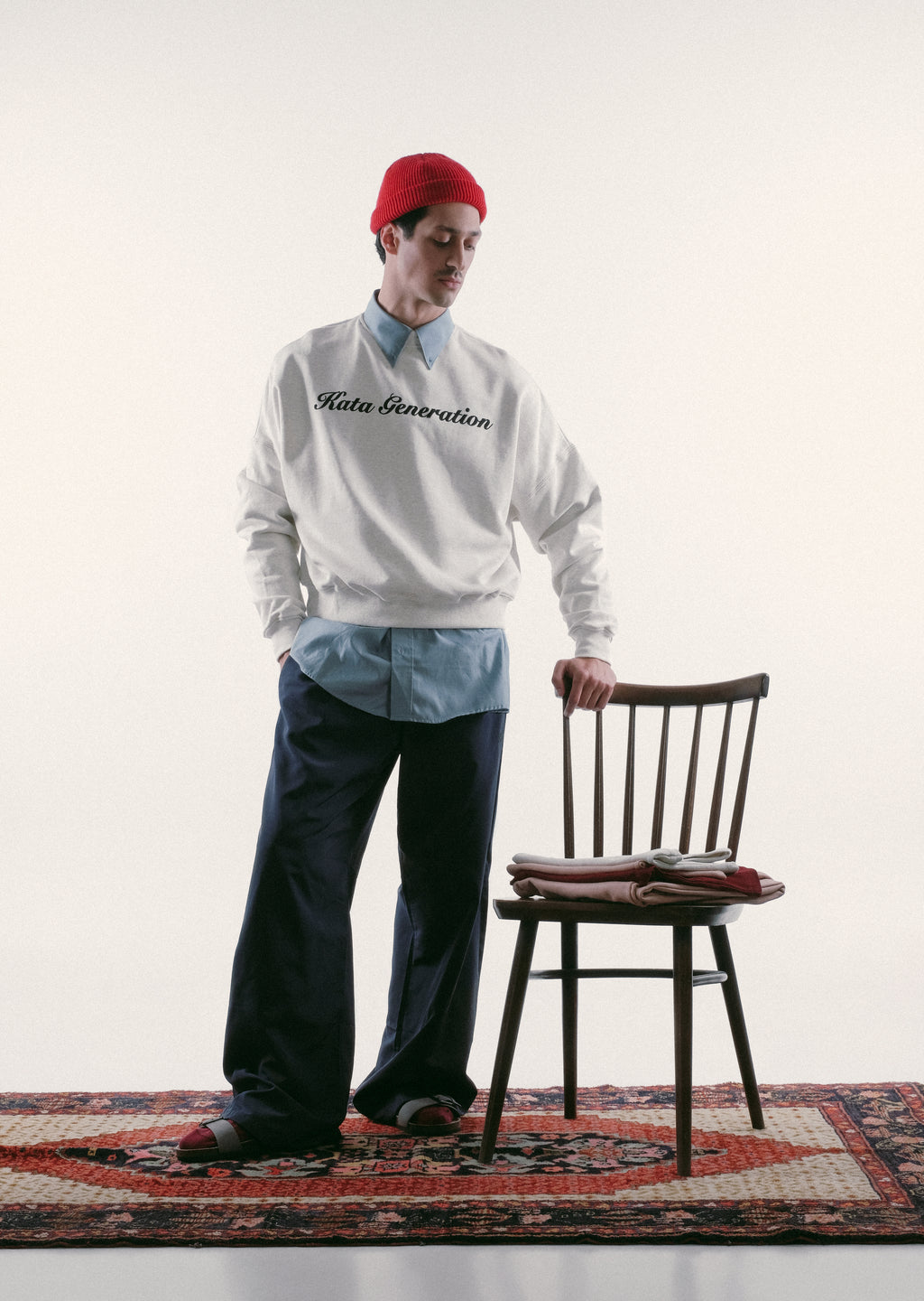 French terry crewneck